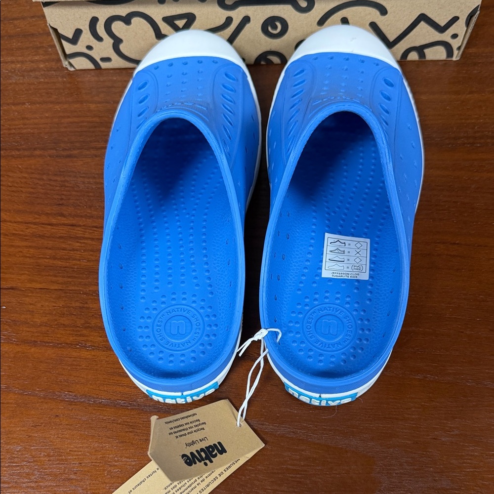 Native Kids Blue Slip-On Clogs - Picture 5 of 5